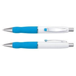 branded White barrel Turbo Metal Pen, from our range of promotional Metal Promotional Pens