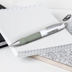 branded White barrel Turbo Metal Pen, from our range of promotional Metal Promotional Pens