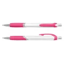 branded Jet Pen - White Barrel, from our range of promotional Plastic Promotional Pens