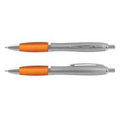 branded Vistro Silver Barrel Plastic Pen, from our range of promotional Plastic Promotional Pens