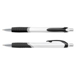 Plastic Promotional Pens  - Jet Coloured Barrel Plastic Pen