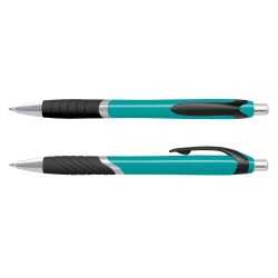 Plastic Promotional Pens - Jet Coloured Barrel Plastic Pen