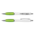 branded Vistro Pen - White Barrel, from our range of promotional Plastic Promotional Pens