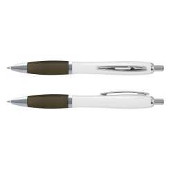 Plastic Promotional Pens - Vistro Pen - White Barrel
