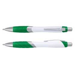 Plastic Promotional Pens - Borg Pen - White Barrel
