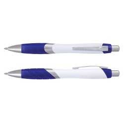 Plastic Promotional Pens - Borg Pen - White Barrel