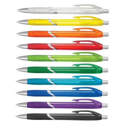 branded Jet Pen - New Translucent, from our range of promotional Plastic Promotional Pens
