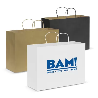branded Paper Carry Bag - Extra Large, from our range of promotional Paper Bags