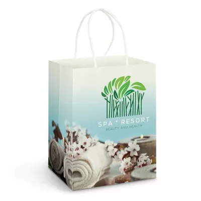 branded Large Paper Carry Bag - Full Colour, from our range of promotional Paper Bags