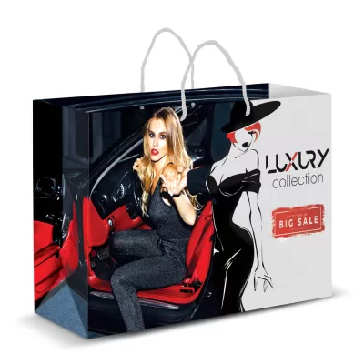branded Extra Large Laminated Paper Carry Bag - Full Colour, from our range of promotional Paper Bags