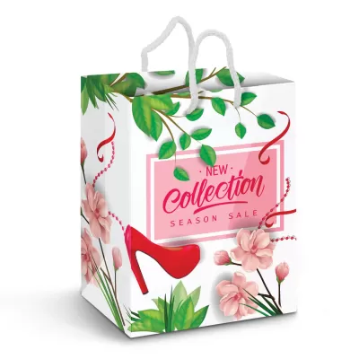 branded Large Laminated Paper Carry Bag - Full Colour, from our range of promotional Paper Bags