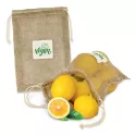 branded Jute Net Produce Bag, from our range of promotional Jute Shopping &amp; Tote Bags