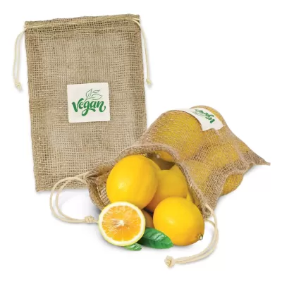 branded Jute Net Produce Bag, from our range of promotional Jute Shopping & Tote Bags
