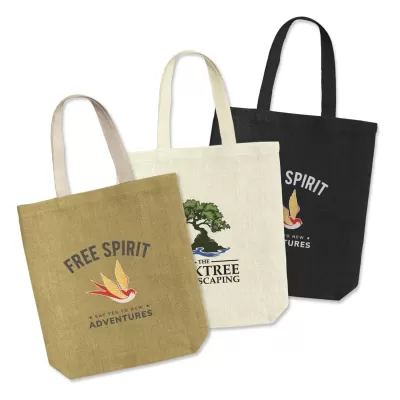 branded Thera Jute Tote Bag, from our range of promotional Jute Shopping & Tote Bags