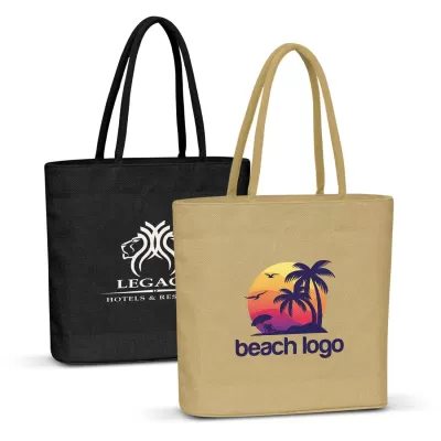 branded Carrera Jute Tote Bag, from our range of promotional Jute Shopping & Tote Bags