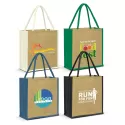 branded Lanza Jute Tote Bag, from our range of promotional Jute Shopping &amp; Tote Bags