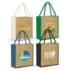 Jute Shopping & Tote Bags - Lanza Jute Tote Bag