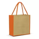branded Monza Jute Tote Bag, from our range of promotional Jute Shopping &amp; Tote Bags