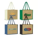 branded Torino Jute Tote Bag, from our range of promotional Jute Shopping &amp; Tote Bags