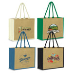 branded Modena Jute Tote Bag, from our range of promotional Jute Shopping &amp; Tote Bags