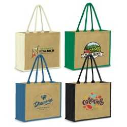 branded Modena Jute Tote Bag, from our range of promotional Jute Shopping & Tote Bags