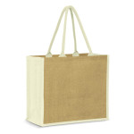 branded Modena Jute Tote Bag, from our range of promotional Jute Shopping &amp; Tote Bags