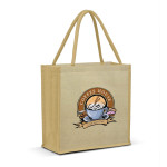 branded Monza Juco Tote Bag, from our range of promotional Jute Shopping &amp; Tote Bags