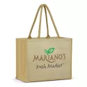 branded Torino Juco Tote Bag, from our range of promotional Jute Shopping &amp; Tote Bags