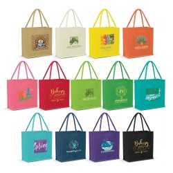 branded Monza Jute Tote Bag - Solid colours, from our range of promotional Jute Shopping & Tote Bags