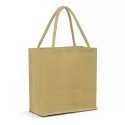 branded Monza Jute Tote Bag - Solid colours, from our range of promotional Jute Shopping &amp; Tote Bags