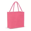 branded Monza Jute Tote Bag - Solid colours, from our range of promotional Jute Shopping &amp; Tote Bags