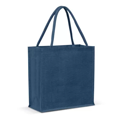 branded Monza Jute Tote Bag - Solid colours, from our range of promotional Jute Shopping & Tote Bags