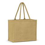 branded Torino Jute Tote Bag - Colour Match, from our range of promotional Jute Shopping &amp; Tote Bags