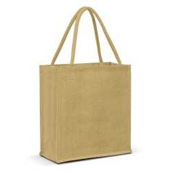 branded Lanza Jute Tote Bag - Colour Match, from our range of promotional Jute Shopping & Tote Bags