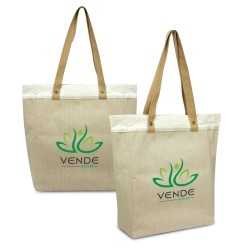 branded Marley Juco Tote Bag, from our range of promotional Jute Shopping & Tote Bags