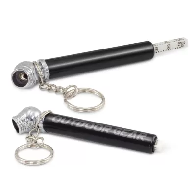 branded Tyre Pressure Gauge Key Ring, from our range of promotional Tools & Pocket Knives