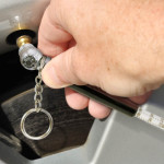 branded Tyre Pressure Gauge Key Ring, from our range of promotional Tools &amp; Pocket Knives