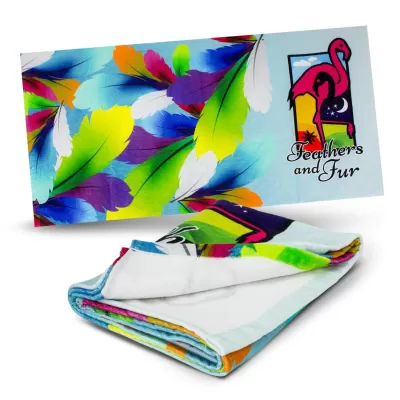 branded Picasso Beach Towel, from our range of promotional Beach Towels