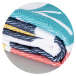 branded Santorini Beach Towel, from our range of promotional Beach Towels
