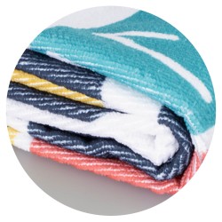 branded Santorini Beach Towel, from our range of promotional Beach Towels