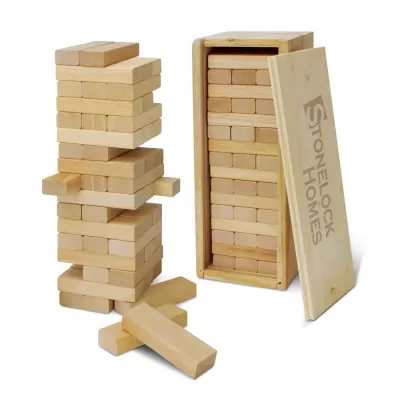 branded Tumbling Tower, from our range of promotional Executive Toys and Games
