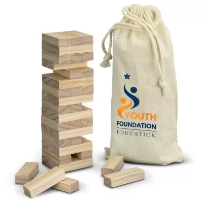 branded Mini Tumbling Tower, from our range of promotional Executive Toys and Games