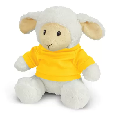 branded Lamb Plush Toy, from our range of promotional Teddy Bears & Plush Toys