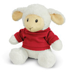 branded Lamb Plush Toy, from our range of promotional Teddy Bears &amp; Plush Toys