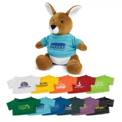 branded Kangaroo Plush Toy, from our range of promotional Teddy Bears & Plush Toys