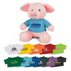 branded Pig Plush Toy, from our range of promotional Teddy Bears & Plush Toys