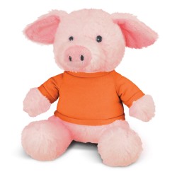 branded Pig Plush Toy, from our range of promotional Teddy Bears & Plush Toys