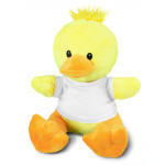 branded Duck Plush Toy, from our range of promotional Teddy Bears &amp; Plush Toys