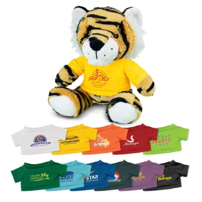 branded Tiger Plush Toy, from our range of promotional Teddy Bears & Plush Toys