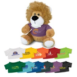 branded Lion Plush Toy, from our range of promotional Teddy Bears & Plush Toys